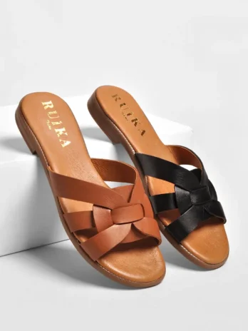 Chinelo Pele Entrelaçado
