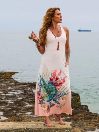 Vestido Licra Premium Atilhos Costas