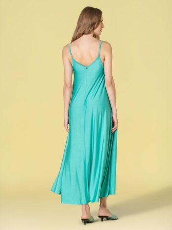Vestido Licra Fria Alça Fina
