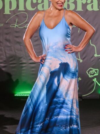 Vestido Licra Premium Alça Fina