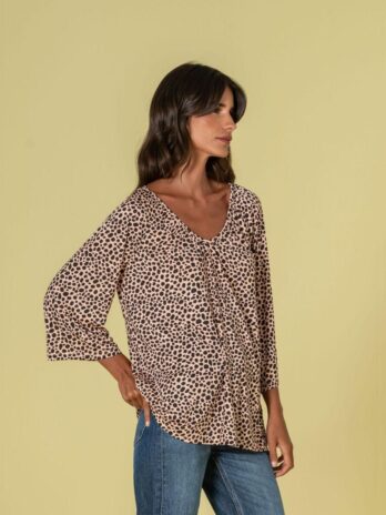 Blusa Licra Fria Animal Print