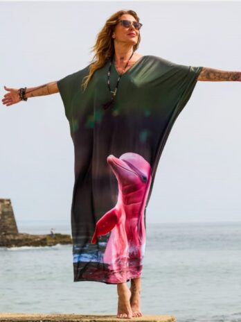 Vestido Kaftan Licra Premium