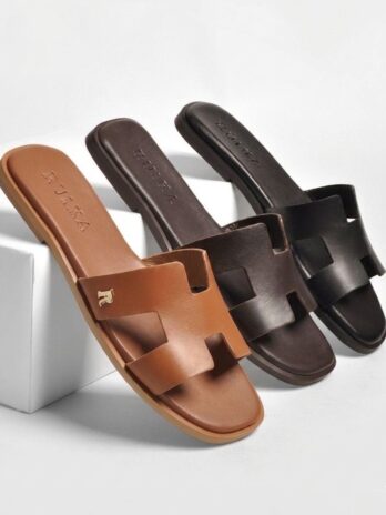 Chinelo Inspiração Hermes Pele