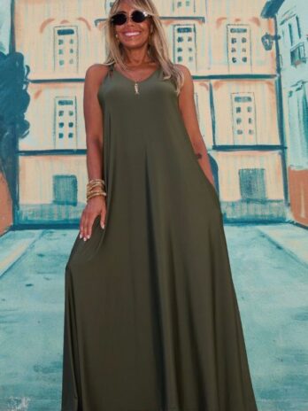 Vestido Licra Fria Dupla Alça