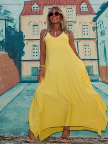 Vestido Liso C/ Nó Alça