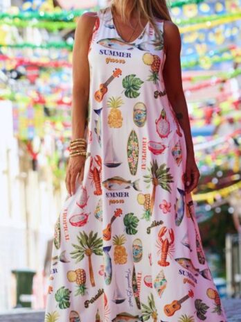 Vestido Alça Larga Santos Populares