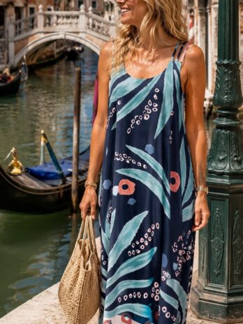 Vestido Licra Fria C/ Alça Tiras