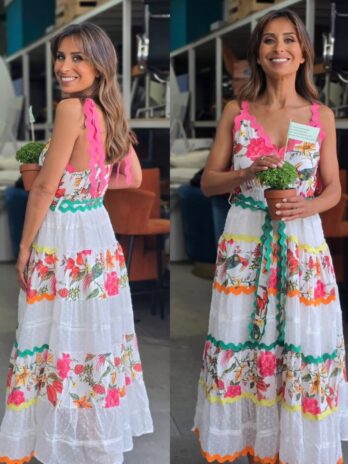 Vestido Bordado Inglês