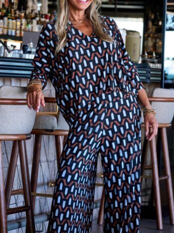 Túnica Licra Fria Estampada C/ Punho