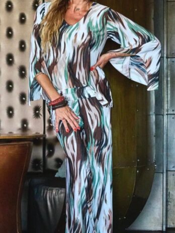 Pantalona Estampada Licra Fria Pala Dupla