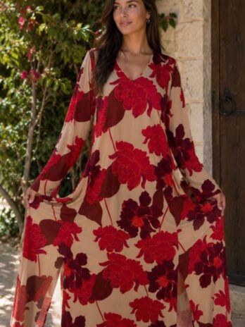 Vestido Licra Fria C/ Aberturas
