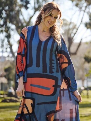 Vestido Licra Premium C/ Arrepanhado Manga