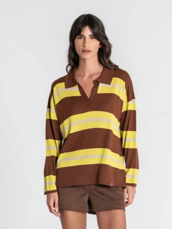 Camisola Gola Polo Riscas