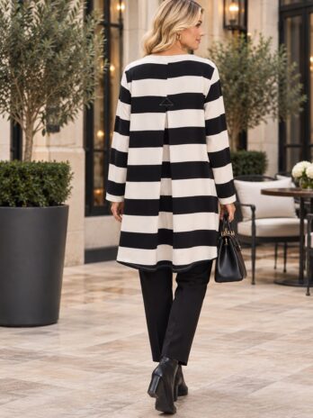Túnica Riscas Oversize