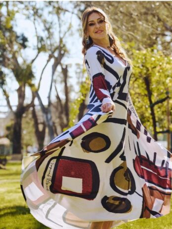 Vestido Licra Premium Borboleta