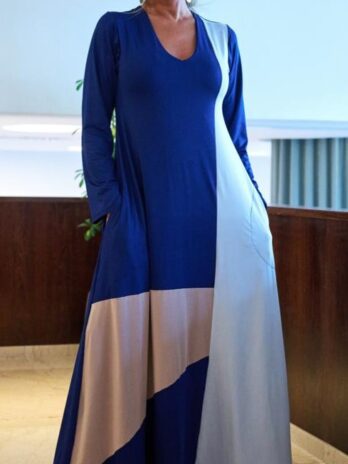 Vestido Licra Fria Tripla Cor