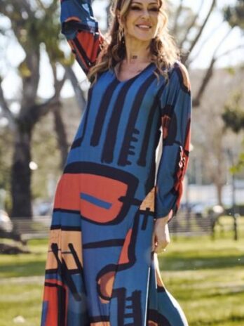 Vestido Licra Premium C/ Arrepanhado Manga
