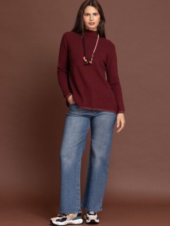 Pantalona Jeans C/ Strass