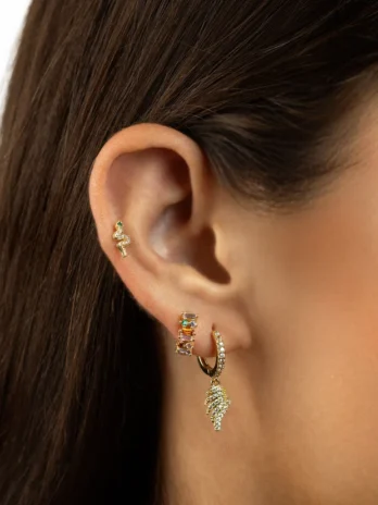 Piercing de Argola de Asa de Zircônia